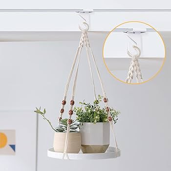 Wakhow 30 Pairs Drop Ceiling Hooks for Hanging, Suspended